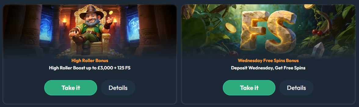 Recurring offers and their frequency at Slotorado